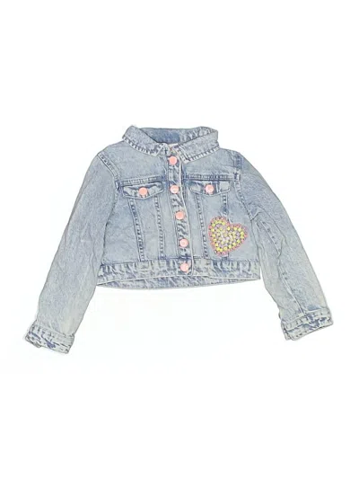 Pre-owned Little Lass Kids' Denim Jacket In Blue