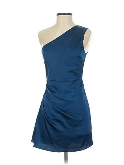 Pre-owned Lulus Cocktail Dress In Blue