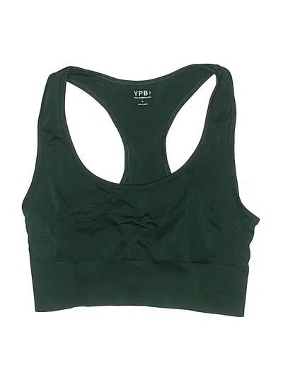 Pre-owned Ypb Swimsuit Top Green Swimwear