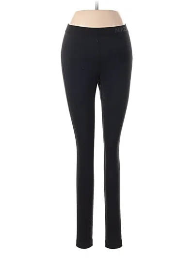 Pre-owned Nike Active Pants In Black