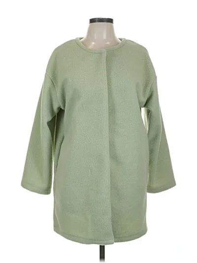 Pre-owned Fashion Coat In Green