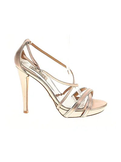 Pre-owned Badgley Mischka Heels In Gold
