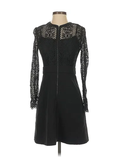 Pre-owned Sandro Cocktail Dress In Black