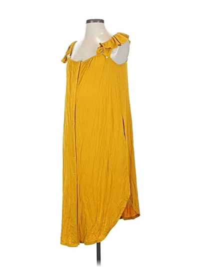 Pre-owned Kindred Bravely Casual Dress In Yellow
