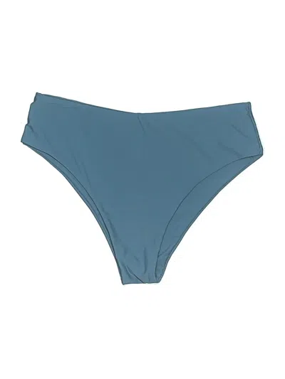Pre-owned Zaful Swimsuit Bottoms In Blue