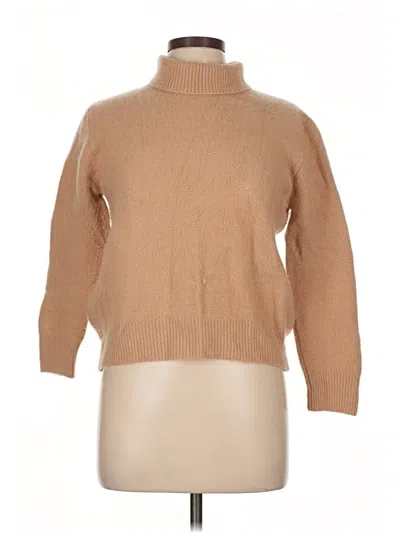 Pre-owned Davide Cenci Cashmere Pullover Sweater In Brown