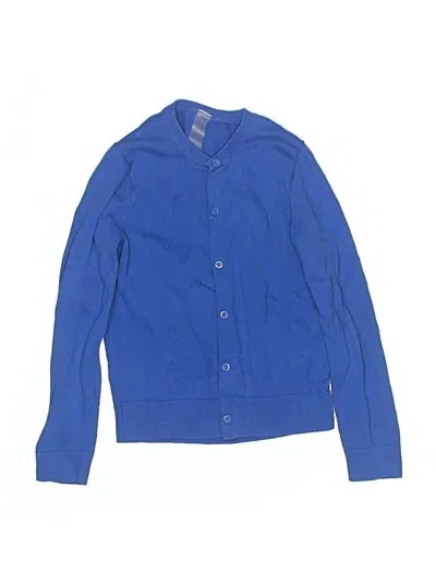 Pre-owned Primary Clothing Kids' Cardigan Sweater In Blue