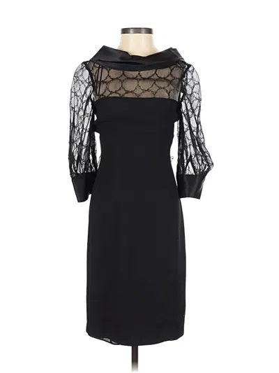 Pre-owned Abs Allen Schwartz Cocktail Dress In Black