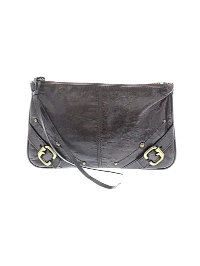 Pre-owned Club Monaco Leather Clutch In Brown