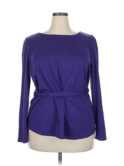 Pre-owned Liz Claiborne Casual Dress In Purple