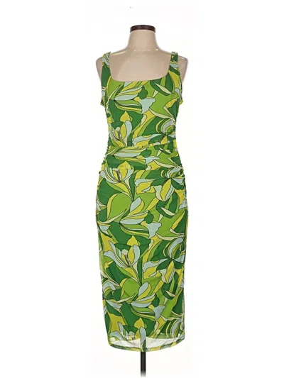 Pre-owned Bar Iii Cocktail Dress In Green