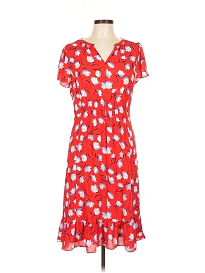 Pre-owned Talbots Casual Dress In Red