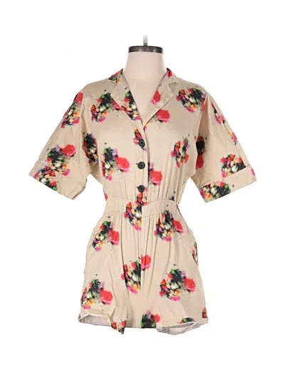 Pre-owned Adam Lippes Collective Romper In White