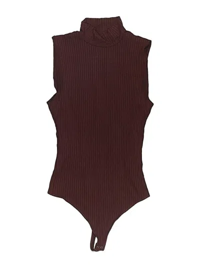 Pre-owned Abercrombie & Fitch Bodysuit In Burgundy