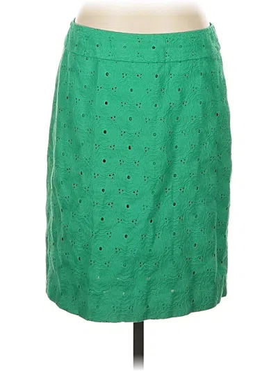 Pre-owned Talbots Formal Skirt In Green
