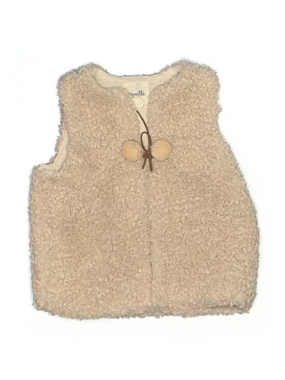 Pre-owned Vignette Kids' Sweater Vest In Brown