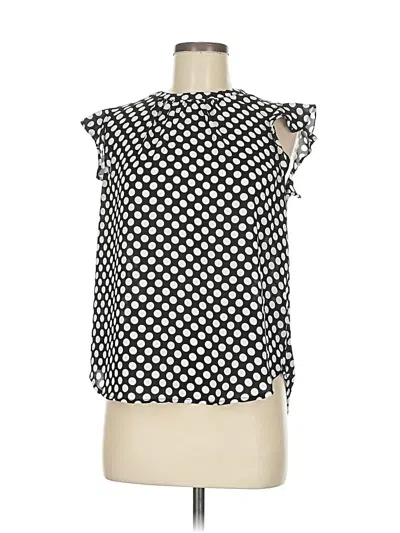 Pre-owned Popsugar Sleeveless Blouse In Black