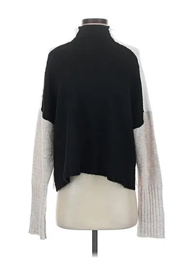 Pre-owned Aqua Turtleneck Sweater In Black