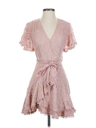 Pre-owned Selfie Leslie Cocktail Dress In Pink