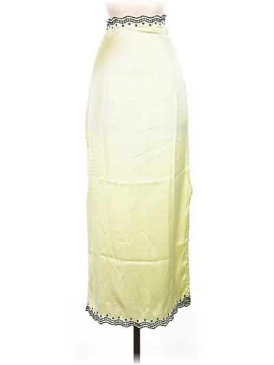 Pre-owned Nasty Gal Inc. Formal Skirt In Yellow