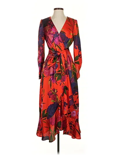 Tahari By Asl Cocktail Dress In Red