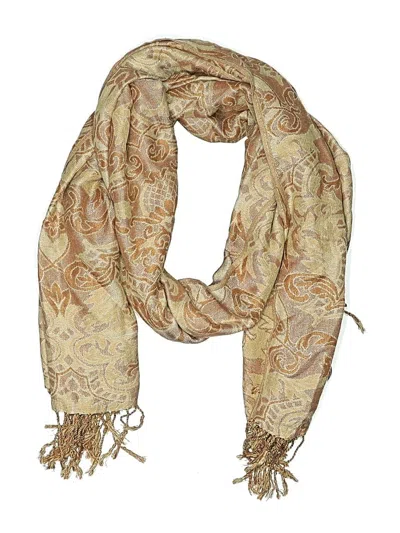 Pre-owned Unbranded Scarf In Brown