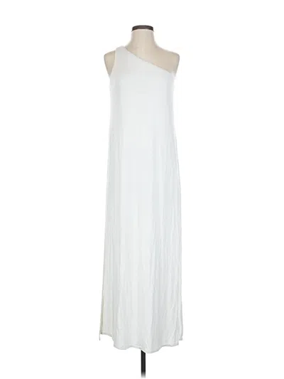 Pre-owned Krisa Casual Dress In White