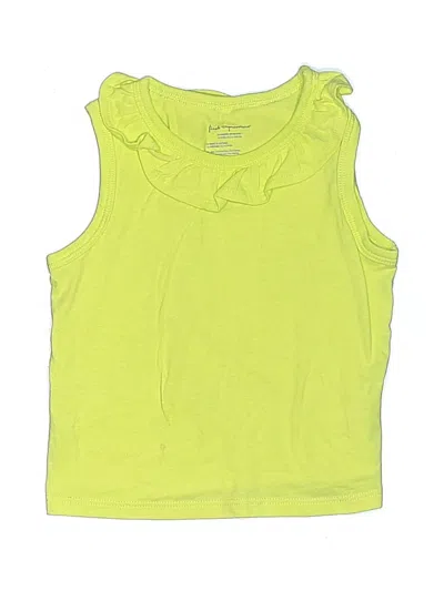 Pre-owned First Impressions Kids' Sleeveless Top Green Cowl Neck Tops