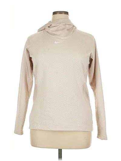 Pre-owned Nike Pullover Hoodie In Brown