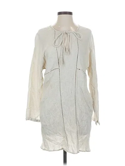 Pre-owned Trafaluc By Zara Casual Dress In White