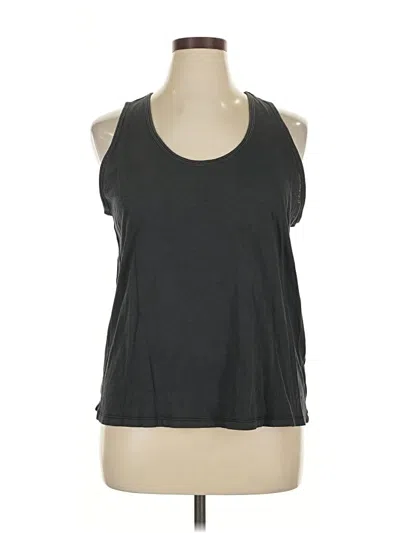 Pre-owned Athleta Sleeveless T-shirt In Gray