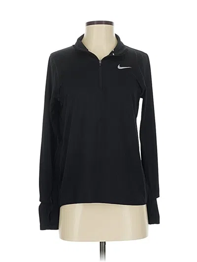 Pre-owned Nike Fleece Jacket In Black