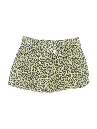 Pre-owned Zara Kids' Shorts In Gold