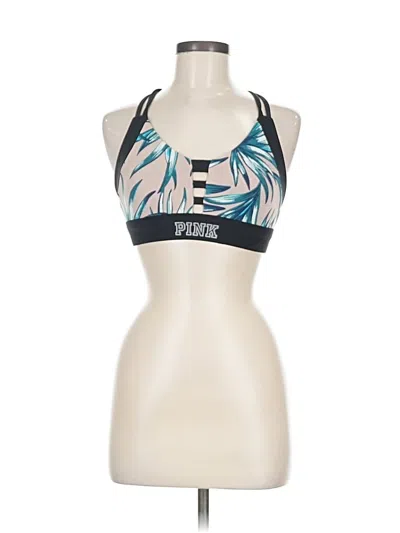 Pre-owned Victoria's Secret Pink Sports Bra In Blue