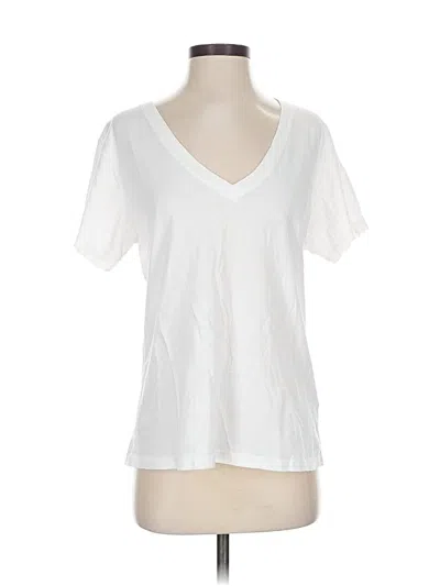 Pre-owned Nation Ltd. By Jen Menchaca Short Sleeve T-shirt In White