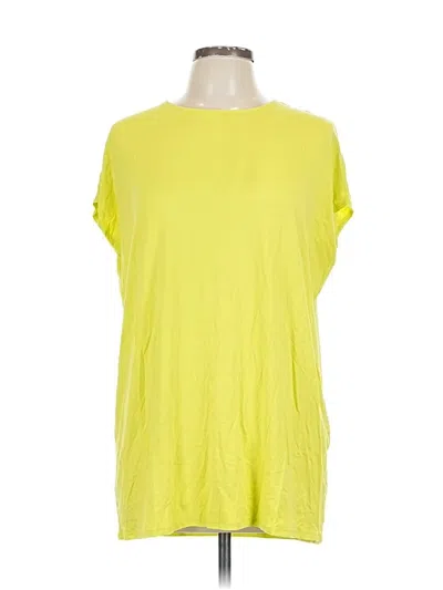 Pre-owned Chico's Short Sleeve T-shirt In Yellow