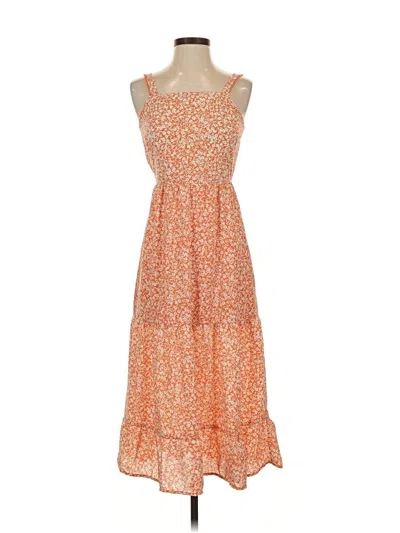Pre-owned Jessica Simpson Casual Dress In Orange