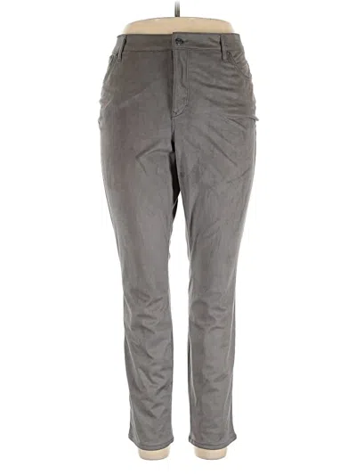 Pre-owned Gloria Vanderbilt Jeggings In Gray