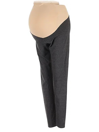 Pre-owned Motherhood Dress Pants In Gray