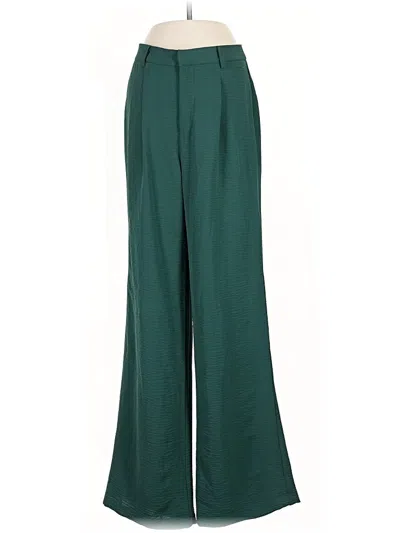 Pre-owned Fashion Nova Dress Pants In Green