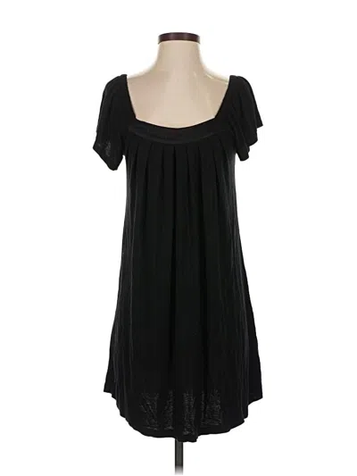 Pre-owned Twenty One Short Sleeve Top Black Scoop Neck Tops