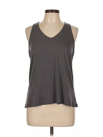 Pre-owned Athleta Sleeveless T-shirt In Gray