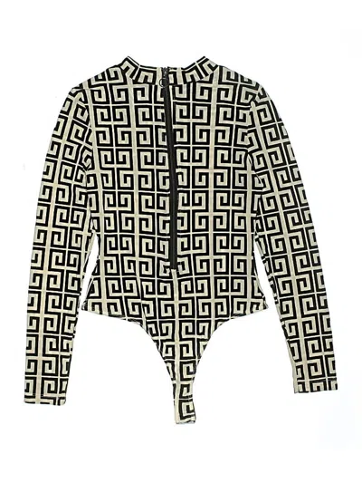 Pre-owned Love Bodysuit In Black