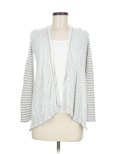 Pre-owned Gap Cardigan Sweater In Silver