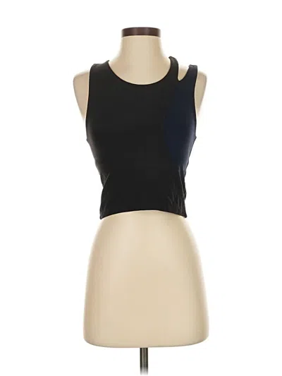 Pre-owned Lululemon Athletica Tank Top Black Strapless Neckline Tops