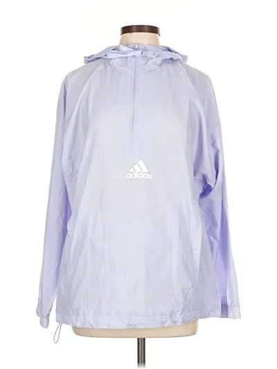 Pre-owned Adidas Originals Windbreaker Jacket In Purple
