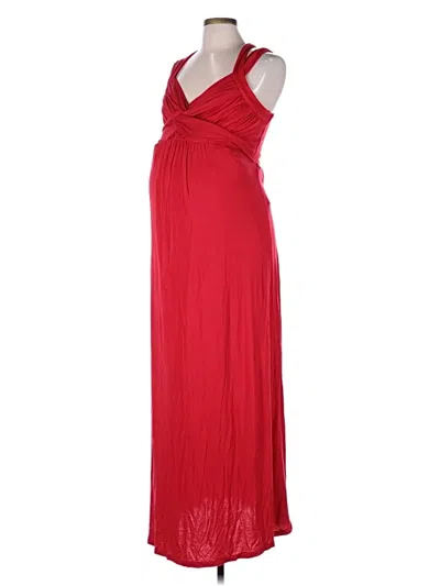 Pre-owned Motherhood Cocktail Dress In Red