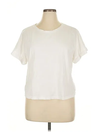 Pre-owned Gap Short Sleeve T-shirt In White