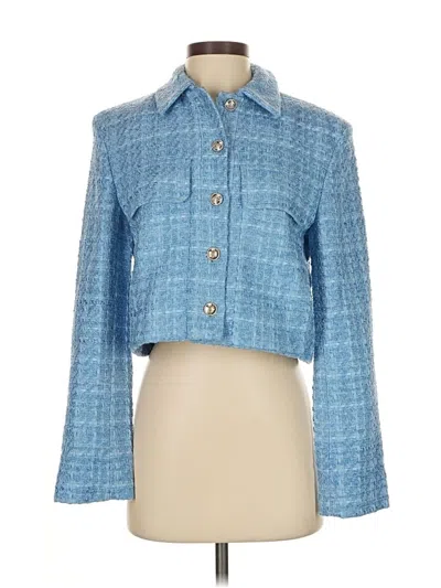 Pre-owned Zara Jacket In Blue