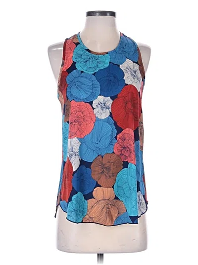 Pre-owned Renee C Sleeveless Blouse In Blue